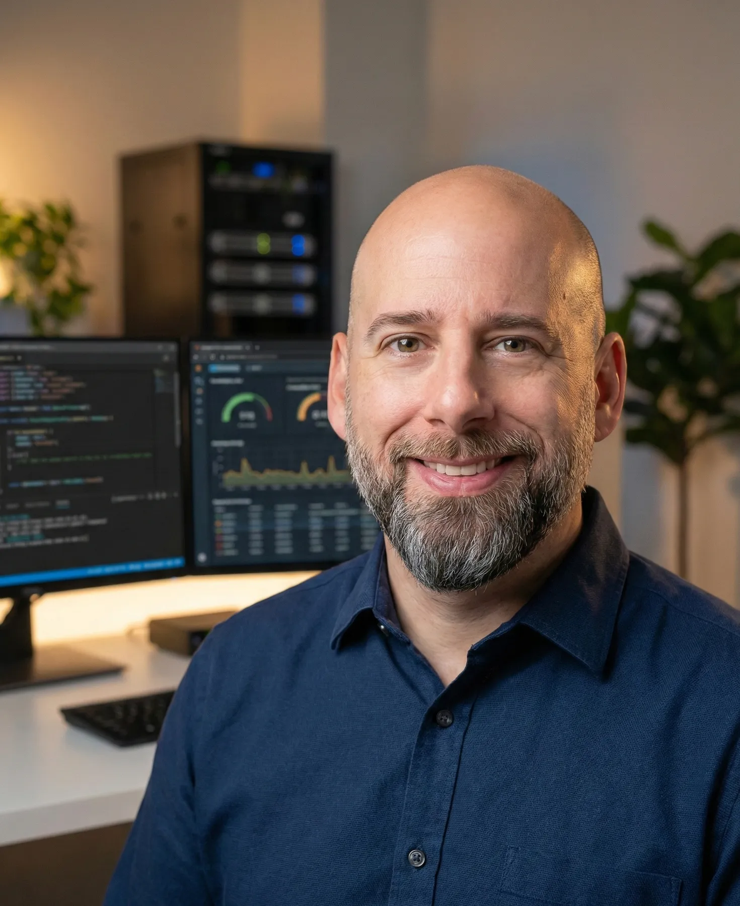 Joe Astuccio at his desk